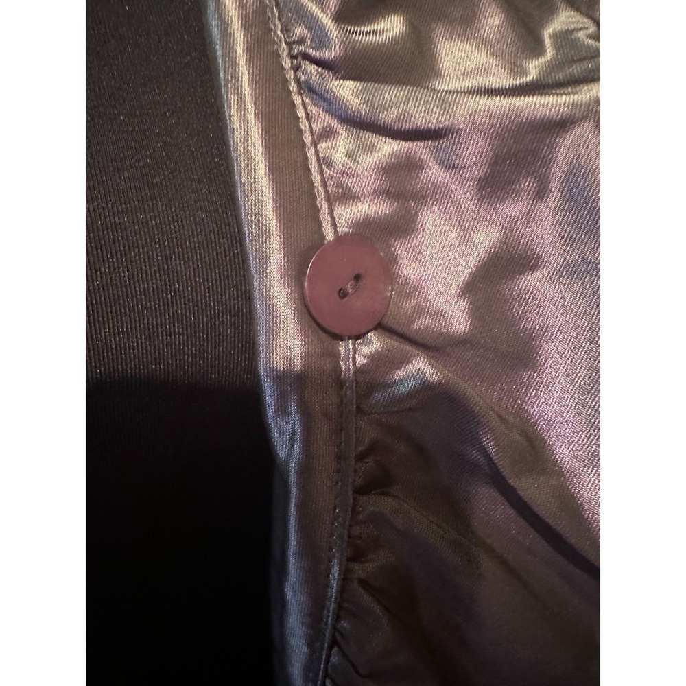 Mycra Pac One Purple Iridescent‎ Ruffle Front Jacket Women's Size M/L - Picture 10 of 13